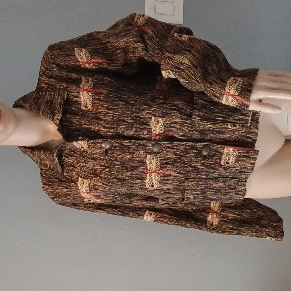 🔥🔥🔥Limelight Dragonfly vintage 90s Y2K embroidered jacket S USA